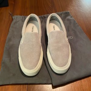 Tom Ford Suede Slip On Sneakers